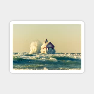 Winter Grand Haven Magnet