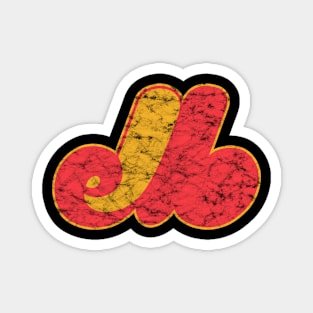 Vintage Montreal Expos Magnet