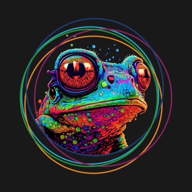 color frog by retrocolorz