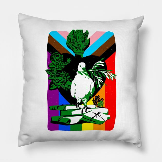Peace & Charity – LGBTQIA+ Pillow by Ô Bonne Mère