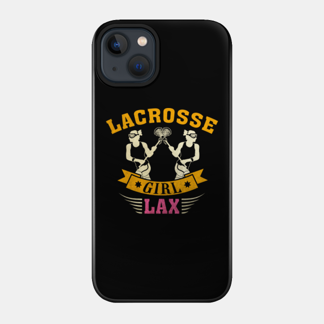 Cute Emoji Lacrosse Player - Lacrosse Player - Phone Case