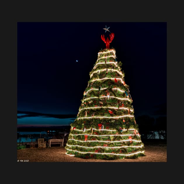 Lobster Trap Christmas Tree Rockland Maine 2021 by BeanME