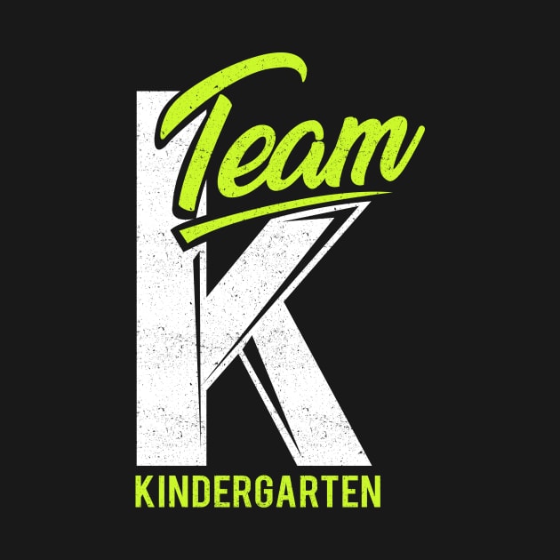 'Team K' Cute Kindergarten Teacher Gift by ourwackyhome