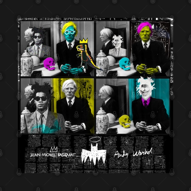 Andy Warhol VS Basquat by Shtakorz