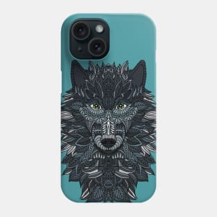 Black Wolf Phone Case