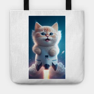 rocket kitten Tote