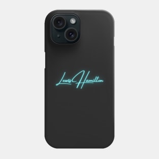 Lewis Hamilton Formula One neon Phone Case