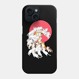 Cat wave Phone Case