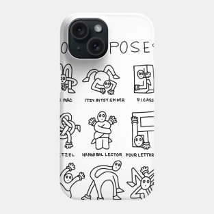 Yoga poses Phone Case