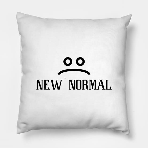 new normal Pillow by artquarium