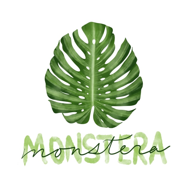 Monstera Deliciosa by Kinda Kels