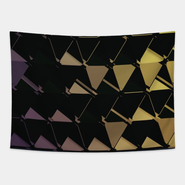 3D Futuristic GEO BG XII Tapestry by uniqued