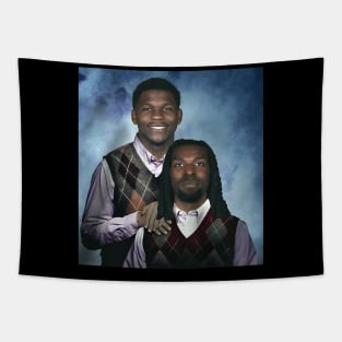 Anthony Edwards Minnesota And  Naz Reid Step Brothers Tapestry