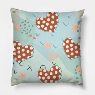 Heart Pattern Pillow