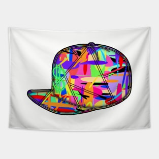 Money Hat - Neon Dollar Sign Tapestry