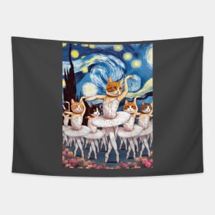 Cat Ballet Tapestry