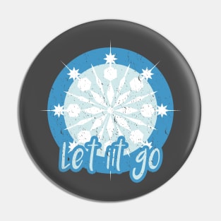 Let It Go Distressed Pin