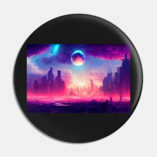 Disco Skyline - best selling Pin