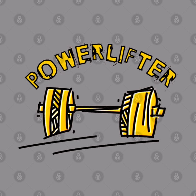 Powerlifter | Gym wear | men's wear | Workout tshirts by ALCOHOL