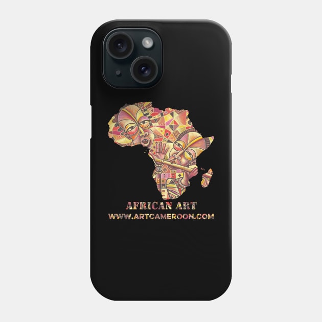 The Drummer and Flutist III Phone Case by ArtCameroon