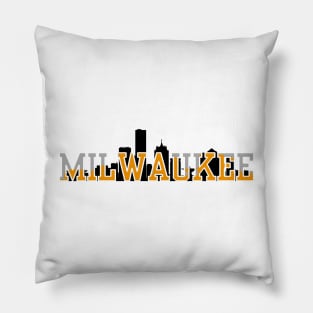 Milwaukee Skyline Pillow