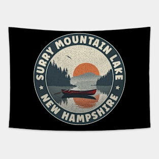 Surry Mountain Lake New Hampshire Sunset Tapestry