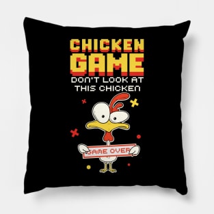 Chicken Game Farmer Animal Lover Pillow