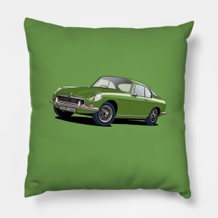 MGB Berlinette coupe by Jacques Coune Pillow