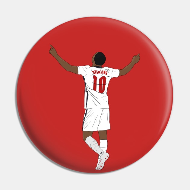 Raheem Sterling England Goal Celebration Pin by Hevding