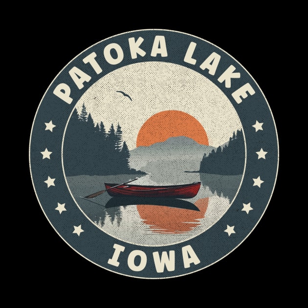 Patoka Lake Iowa Sunset by turtlestart