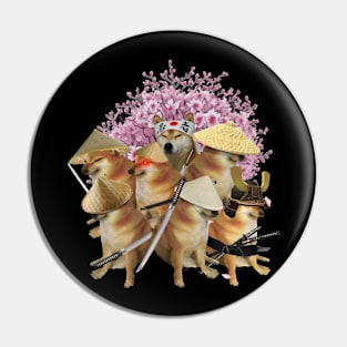 7 Samurai Cheems Pin