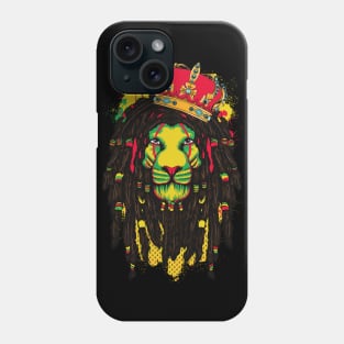 Reggae Music lovers Jamaican royal Lion Gift Phone Case