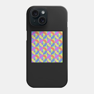 retro geometrical pattern Phone Case