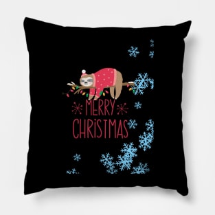 Joyful Snowflake Symphony Pillow