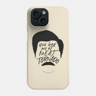 Meat Tornado - Ron Swanson Parks and Rec Phone Case