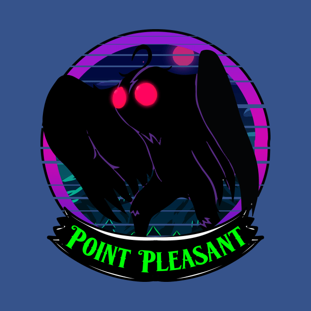 MOTHMAN  POINT PLEASANT by theanomalius_merch