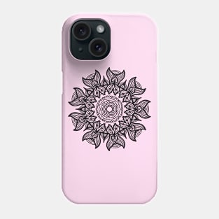 Creative symmetrical flower mandala print design GC-010 Phone Case