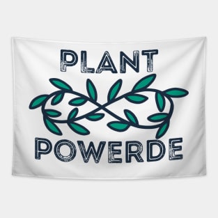 Plant Powered leaves Tapestry