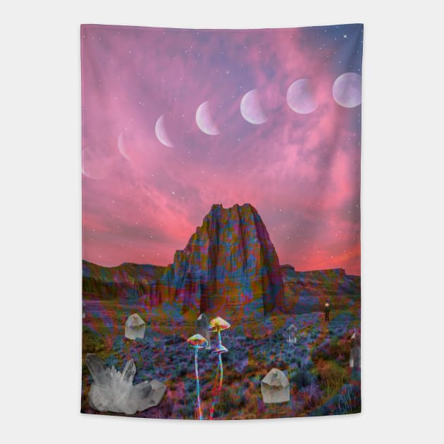 Opal Eclipse Tapestry by Cajuca