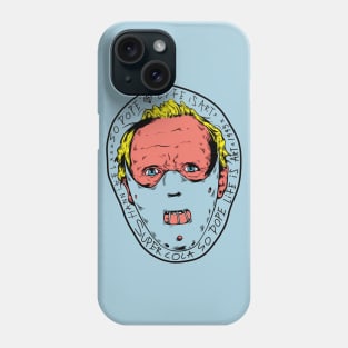 Dope Kieth Haring with mask illustration Phone Case