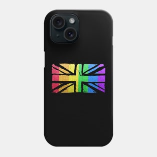 Rainbow British Flag Phone Case