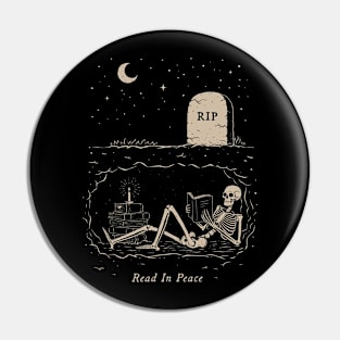 Read In Peace Pin