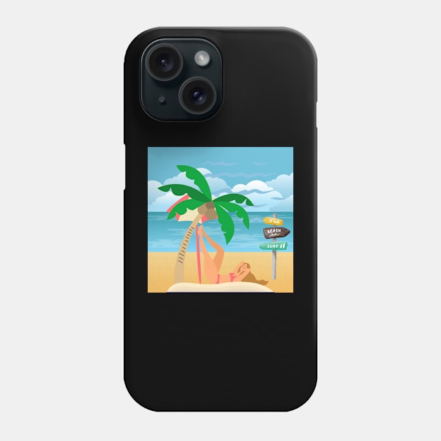 Beach vibe Phone Case by CreativeCharm