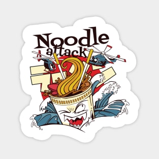 Ramen At Sea Noodle Attack Magnet