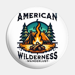 American Wilderness Wanderlust Pin