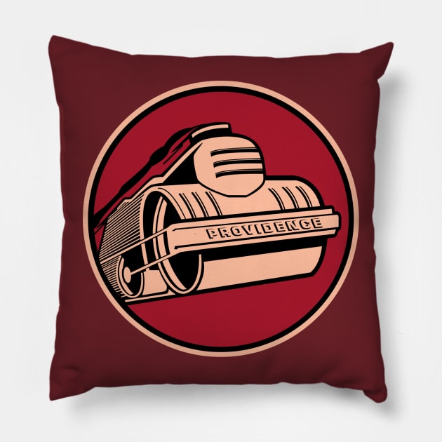 Providence Steamrollers Pillow by MindsparkCreative