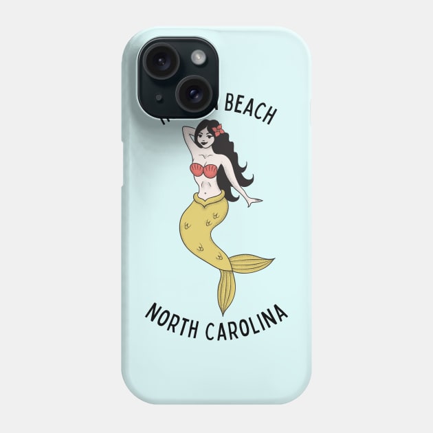 Holden Beach North Carolina Mermaid Phone Case by carolinafound