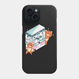 Hide and seek with arcade machine Phone Case