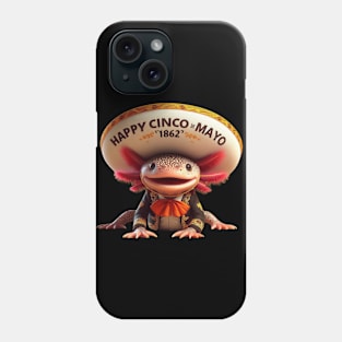 Cinco de Mayo Funny Cute Mexican Mariachi Axolotl 1862 Phone Case