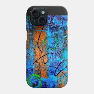 Blue Abstract Phone Case